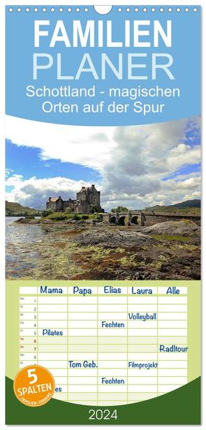 Familienplaner 2024 – Schottland – magischen Orten auf der Spur mit 5 Spalten (Wandkalender, 21 x 45 cm) CALVENDO von Winter,  Alexandra