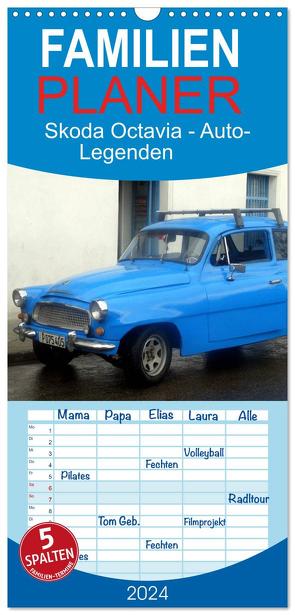 Familienplaner 2024 – Skoda Octavia – Auto-Legenden mit 5 Spalten (Wandkalender, 21 x 45 cm) CALVENDO von von Loewis of Menar,  Henning