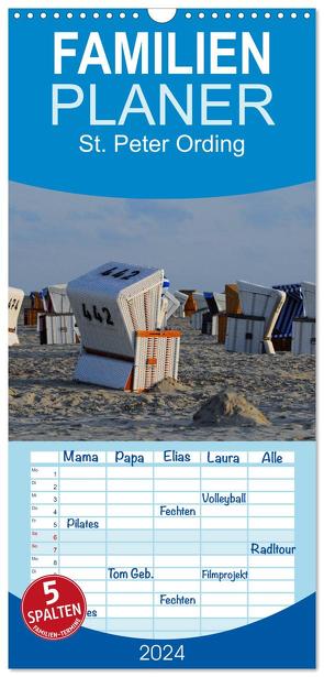 Familienplaner 2024 – St. Peter Ording mit 5 Spalten (Wandkalender, 21 x 45 cm) CALVENDO von Nordstern,  Nordstern