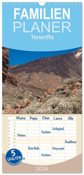 Familienplaner 2024 – Teneriffa – Inmitten des Atlantischen Archipels mit 5 Spalten (Wandkalender, 21 x 45 cm) CALVENDO von Kuhnert,  Christian