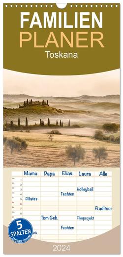 Familienplaner 2024 – Toskana 2024 mit 5 Spalten (Wandkalender, 21 x 45 cm) CALVENDO von Kassner,  Danyel