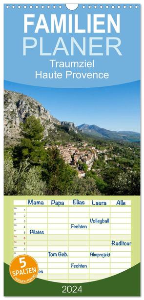 Familienplaner 2024 – Traumziel Haute Provence mit 5 Spalten (Wandkalender, 21 x 45 cm) CALVENDO von Voigt,  Tanja