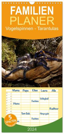 Familienplaner 2024 – Vogelspinnen – Tarantulas mit 5 Spalten (Wandkalender, 21 x 45 cm) CALVENDO von Trapp,  Benny