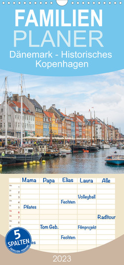 Familienplaner Dänemark – Historisches Kopenhagen (Wandkalender 2023 , 21 cm x 45 cm, hoch) von pixs:sell