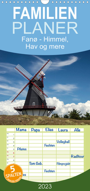 Familienplaner Fanø – Himmel, Hav og mere (Wandkalender 2023 , 21 cm x 45 cm, hoch) von Peußner,  Marion