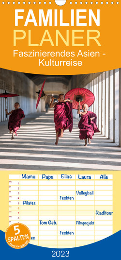 Familienplaner Faszinierendes Asien – Eine Kulturreise in den Fernen Osten (Wandkalender 2023 , 21 cm x 45 cm, hoch) von Colombo,  Matteo