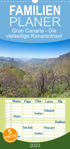 Familienplaner Gran Canaria – Die vielseitige Kanareninsel (Wandkalender 2023 , 21 cm x 45 cm, hoch) von pixs:sell