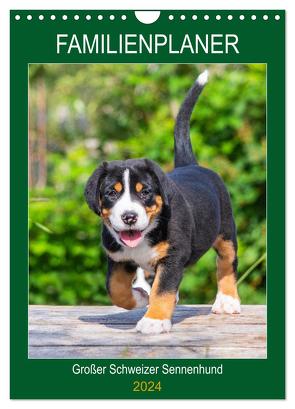 Familienplaner Großer Schweizer Sennenhund (Wandkalender 2024 DIN A4 hoch), CALVENDO Monatskalender von Starick,  Sigrid