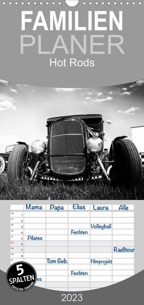 Familienplaner Hot Rods (Wandkalender 2023 , 21 cm x 45 cm, hoch) von Berlin,  StrawfishStudio