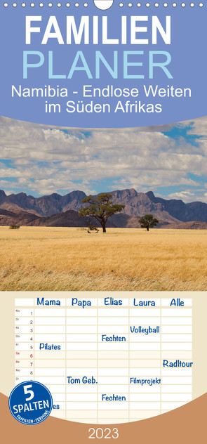 Familienplaner Namibia – Endlose Weiten im Süden Afrikas (Wandkalender 2023 , 21 cm x 45 cm, hoch) von been.there.recently