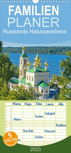 Familienplaner Russlands Naturparadiese (Wandkalender 2023 , 21 cm x 45 cm, hoch) von CALVENDO