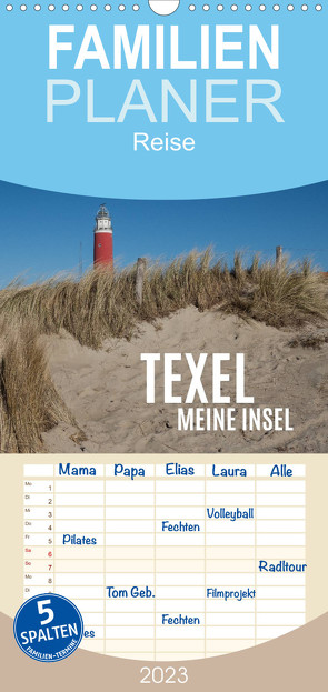 Familienplaner Texel – Meine Insel (Wandkalender 2023 , 21 cm x 45 cm, hoch) von Scheubly,  Alexander, Scheubly,  Marina