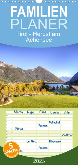 Familienplaner Tirol – Herbst am Achensee (Wandkalender 2023 , 21 cm x 45 cm, hoch) von photography,  saschahaas