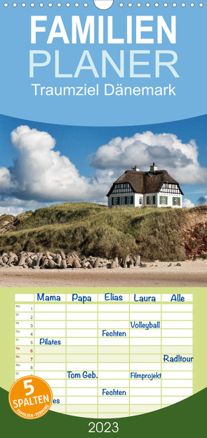 Familienplaner Traumziel Dänemark (Wandkalender 2023 , 21 cm x 45 cm, hoch) von & Digital Art by Nicole Hahn,  Fotografie