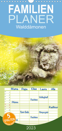 Familienplaner Walddämonen (Wandkalender 2023 , 21 cm x 45 cm, hoch) von Martin (GDT),  Wilfried