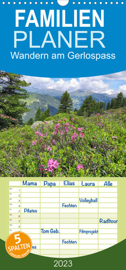 Familienplaner Wandern am Gerlospass – Naturparadies zwischen Tirol und Salzburger Land (Wandkalender 2023 , 21 cm x 45 cm, hoch) von Frost,  Anja