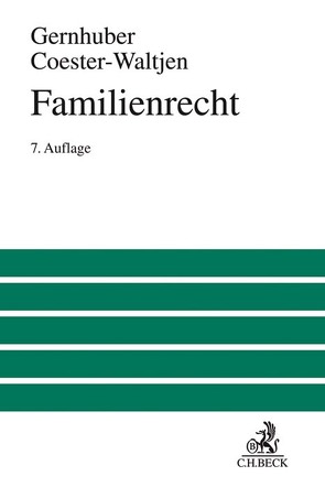 Familienrecht von Coester-Waltjen,  Dagmar, Gernhuber,  Joachim