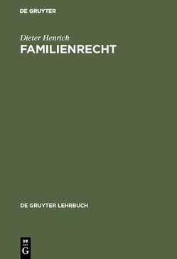 Familienrecht von Henrich,  Dieter