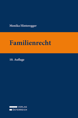 Familienrecht von Hinteregger,  Monika