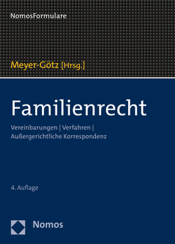 Familienrecht von Meyer-Götz,  Karin