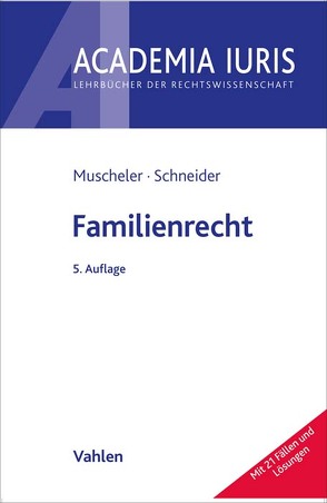 Familienrecht von Muscheler,  Karlheinz