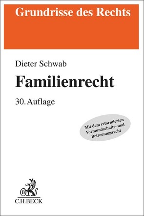 Familienrecht von Schwab,  Dieter