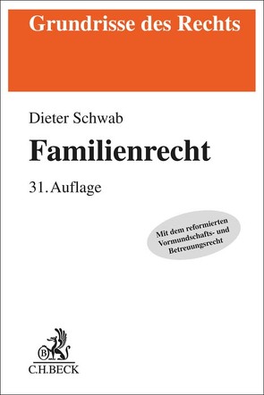 Familienrecht von Schwab,  Dieter