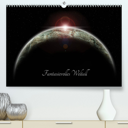 Fantasievolles Weltall (Premium, hochwertiger DIN A2 Wandkalender 2023, Kunstdruck in Hochglanz) von Geiling,  Wibke