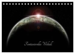Fantasievolles Weltall (Tischkalender 2024 DIN A5 quer), CALVENDO Monatskalender von Geiling,  Wibke