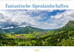 Fantastische Alpenlandschaften (Wandkalender 2023 DIN A2 quer) von Artist Design,  Magic, Gierok-Latniak,  Steffen