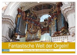 Fantastische Welt der Orgeln (Wandkalender 2024 DIN A2 quer), CALVENDO Monatskalender von Vier,  Bettina