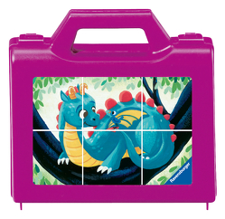 Ravensburger Kinderpuzzle – 05139 Fantastische Wesen – Würfelpuzzle mit 6 Teilen, Puzzle für Kinder ab 3 Jahren