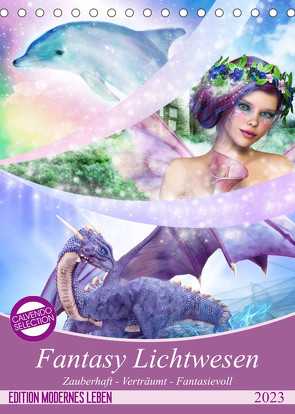Fantasy Lichtwesen (Tischkalender 2023 DIN A5 hoch) von Shayana Hoffmann,  Gaby
