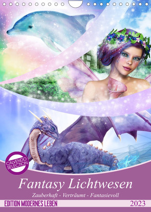 Fantasy Lichtwesen (Wandkalender 2023 DIN A4 hoch) von Shayana Hoffmann,  Gaby