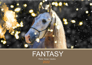 FANTASY Pferde Horses Caballos (Wandkalender 2022 DIN A2 quer) von Eckerl Tierfotografie,  Petra