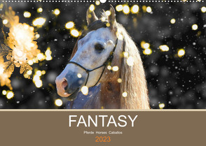 FANTASY Pferde Horses Caballos (Wandkalender 2023 DIN A2 quer) von Eckerl Tierfotografie,  Petra