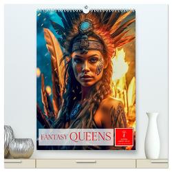 Fantasy Queens (hochwertiger Premium Wandkalender 2024 DIN A2 hoch), Kunstdruck in Hochglanz von Roder,  Peter
