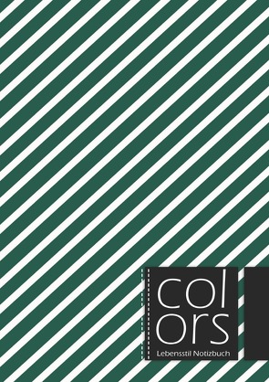 Farben Lifestyle-Notizbuch / Farben Lifestyle-Notizbuch, handgezeichnet, einzigartiges Muster-Cover-Design, mit gepunkteten Linien, 180 Seiten, Größe A5, Buch 5. von Books,  Bespoke