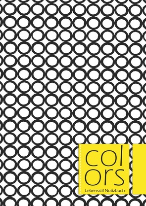 Farben Lifestyle-Notizbuch / Farben Lifestyle-Notizbuch, handgezeichnet, einzigartiges Muster-Cover-Design, mit gepunkteten Linien, 180 Seiten, Größe A5, Buch 9. von Books,  Bespoke