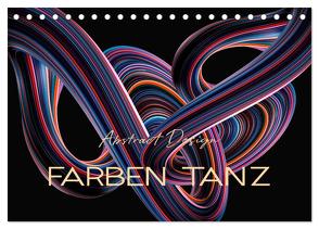 Farben Tanz Abstract Design (Tischkalender 2024 DIN A5 quer), CALVENDO Monatskalender von Roder,  Peter