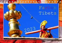 Farben Tibets (Tischkalender 2023 DIN A5 quer) von Bergermann,  Manfred