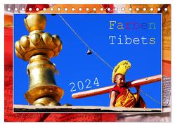 Farben Tibets (Tischkalender 2024 DIN A5 quer), CALVENDO Monatskalender von Bergermann,  Manfred