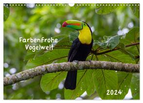 Farbenfrohe Vogelwelt (Wandkalender 2024 DIN A3 quer), CALVENDO Monatskalender von Springer,  Marion