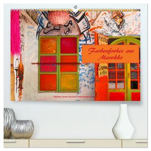 Farbenfrohes aus Marokko (hochwertiger Premium Wandkalender 2024 DIN A2 quer), Kunstdruck in Hochglanz von Gerner-Haudum,  Gabriele