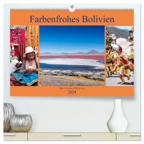 Farbenfrohes Bolivien (hochwertiger Premium Wandkalender 2024 DIN A2 quer), Kunstdruck in Hochglanz von Drews,  Marianne