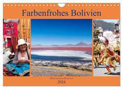 Farbenfrohes Bolivien (Wandkalender 2024 DIN A4 quer), CALVENDO Monatskalender von Drews,  Marianne