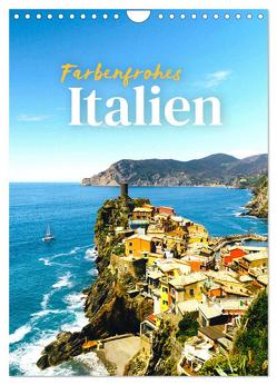 Farbenfrohes Italien (Wandkalender 2024 DIN A4 hoch), CALVENDO Monatskalender von SF,  SF