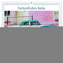 Farbenfrohes Kuba (hochwertiger Premium Wandkalender 2024 DIN A2 quer), Kunstdruck in Hochglanz von ellenlichtenheldt,  ellenlichtenheldt