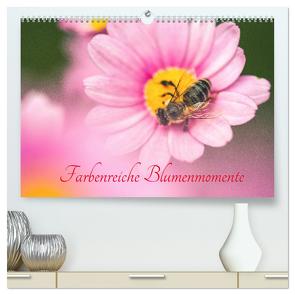 Farbenreiche Blumenmomente (hochwertiger Premium Wandkalender 2024 DIN A2 quer), Kunstdruck in Hochglanz von Holtz,  Alena