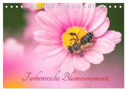 Farbenreiche Blumenmomente (Tischkalender 2024 DIN A5 quer), CALVENDO Monatskalender von Holtz,  Alena